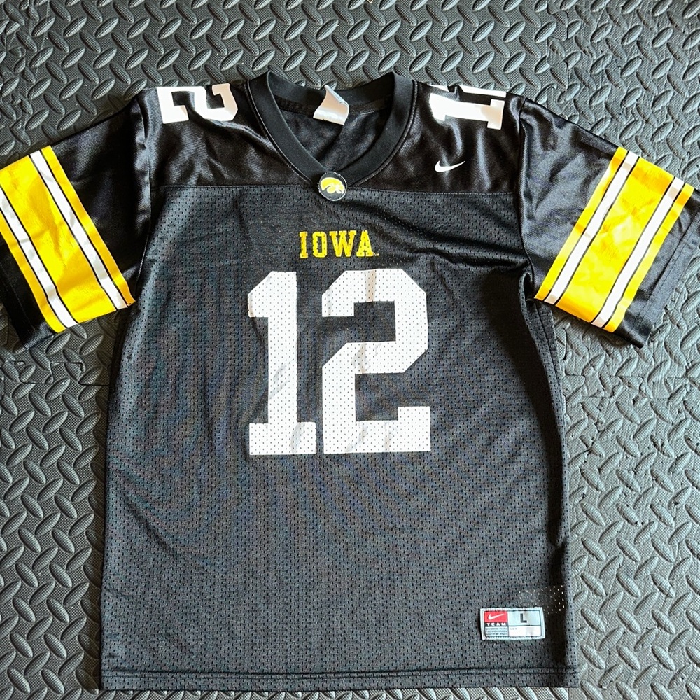 Nike Black and Yellow Kids Jersey